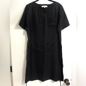 Ann Taylor Loft Black Short Sleeve Cocktail Dress Size M